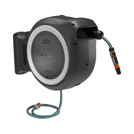 Pastures me Presion - Gardena Cordless wall-mounted hose reel PowerRoll XXL P4A solo with 40 m, 18V - Figura 3