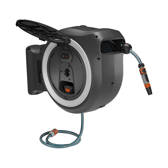 Pastures me Presion - Gardena Cordless wall-mounted hose reel PowerRoll XXL P4A solo with 40 m, 18V - Figura 4