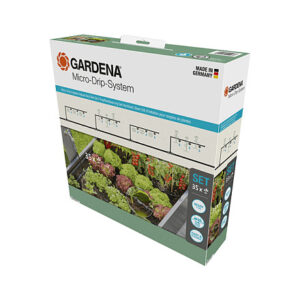 Ujites set Pikë-pikë për Kopsht - Gardena MDS Drip irrigation set for raised garden bed (35 plants)