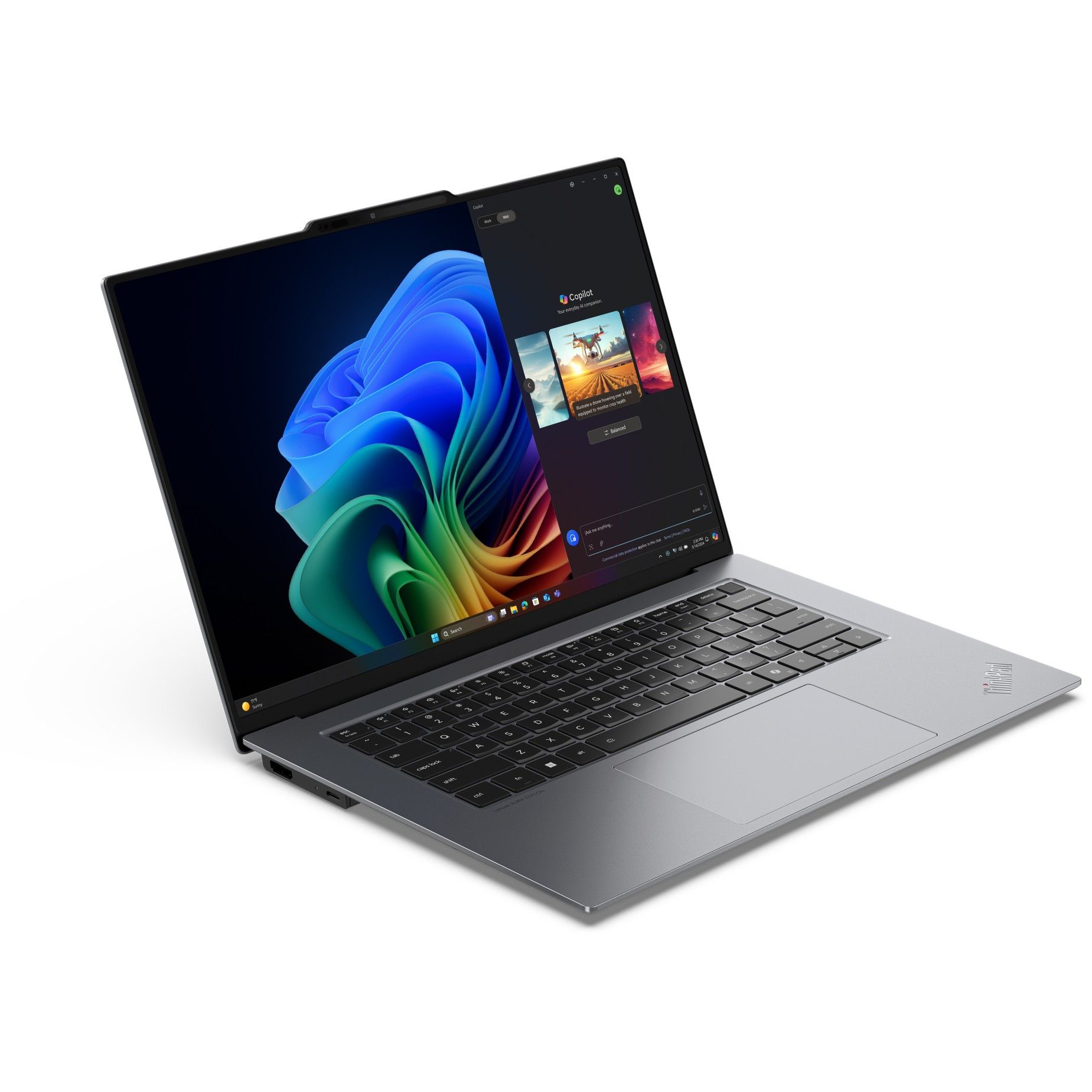 Laptop Lenovo ThinkPad X9-15 G1 / Ultra7-258V / 32GB LPDDR5x / 1TB / 15.3" 2.8K OLED 120Hz / Intel Arc Graphics 140V / DE - Gri - Figura 5