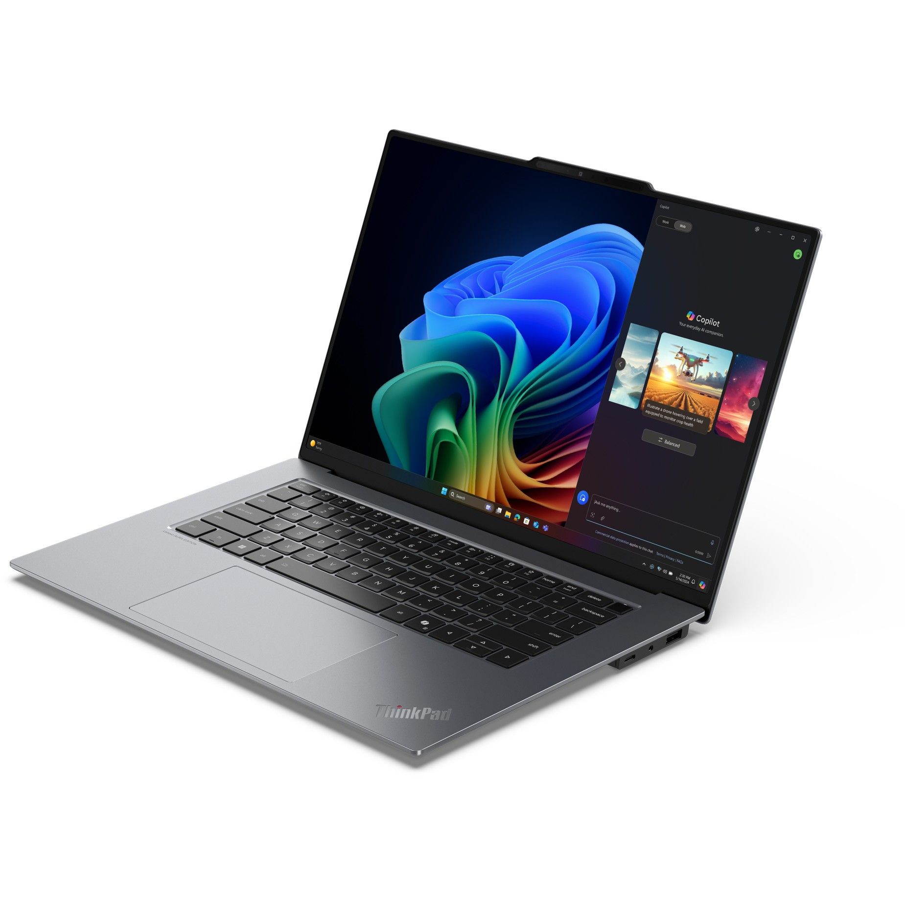 Laptop Lenovo ThinkPad X9-15 G1 / Ultra7-258V / 32GB LPDDR5x / 1TB / 15.3" 2.8K OLED 120Hz / Intel Arc Graphics 140V / DE - Gri - Figura 6