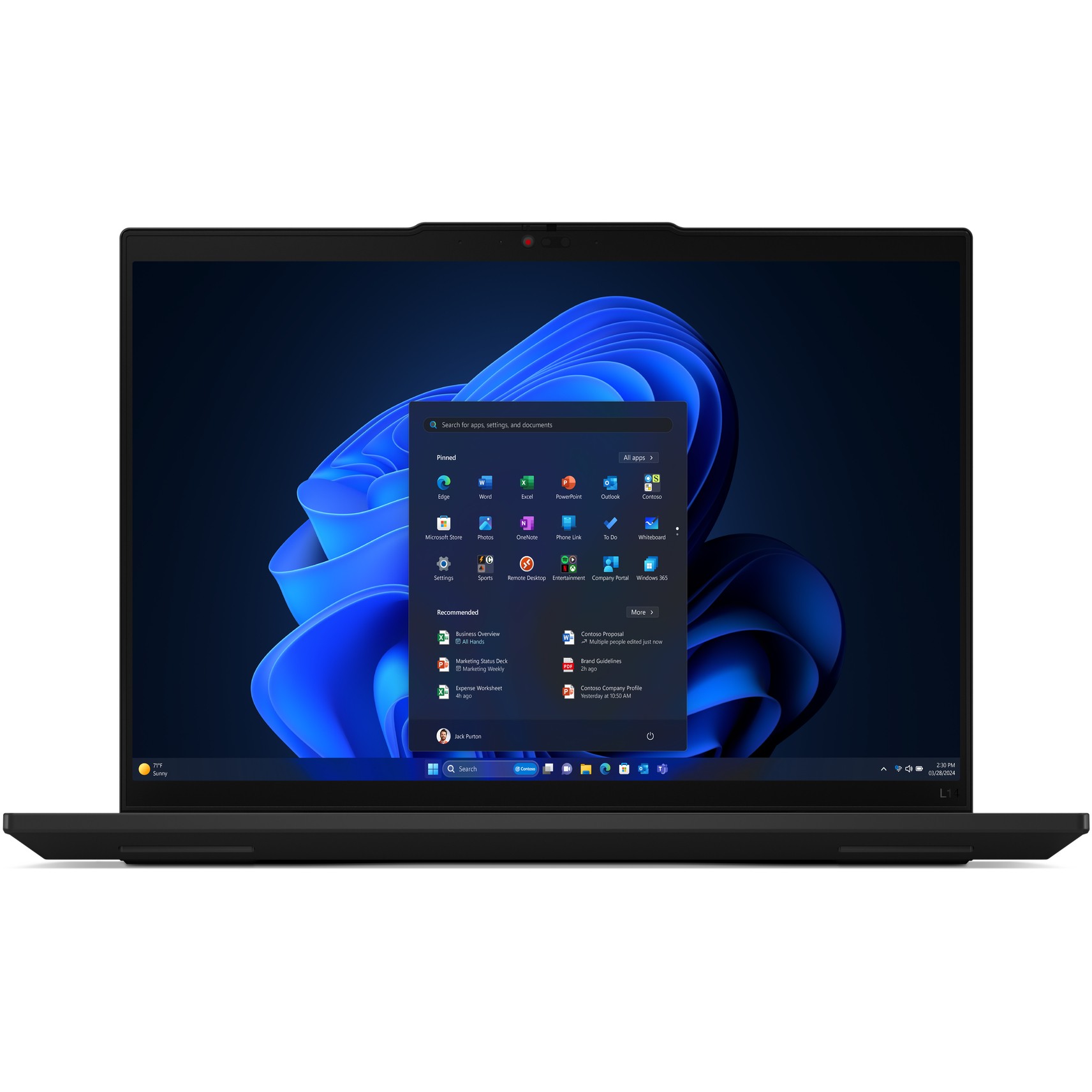 Laptop Lenovo ThinkPad L14 AMD G5 / Ryzen 7 PRO -7735U / 32GB DDR5 / 1TB / 14" WUXGA IPS / 4G / AMD Radeon 680M / DE / e zezë - Figura 2