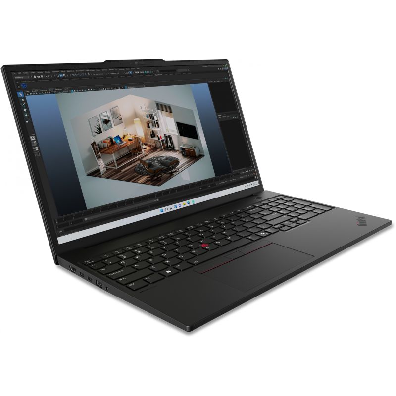 Lenovo ThinkPad P16s G3 / Ultra 7-165H / 64GB DDR5 / 2TB / 16" WUXGA IPS Touch / RTX 500 Ada 4GB / DE / e zezë - Figura 3