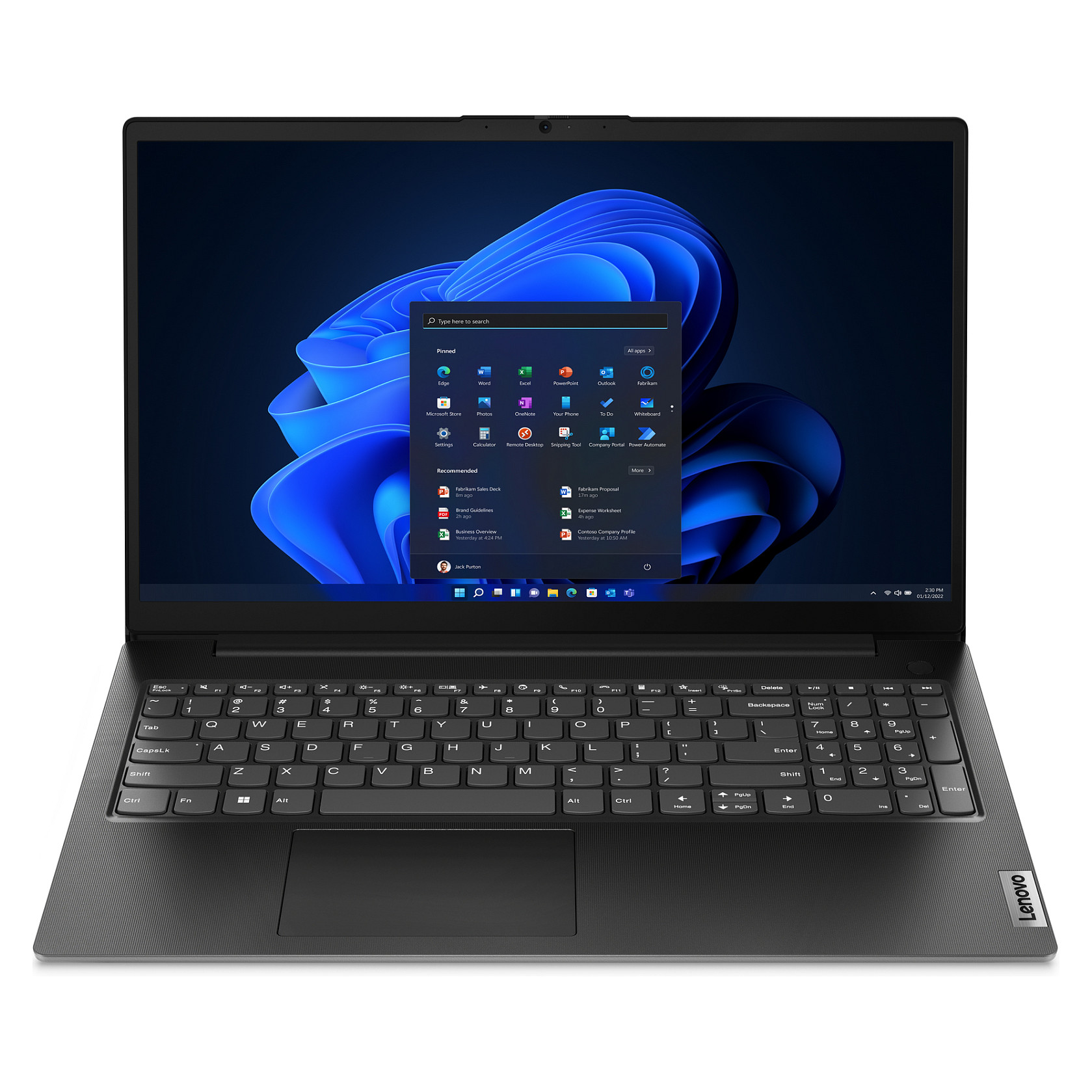 Laptop Lenovo V15-AMN / Ryzen5 7520U / 16GB LPDDR5 / 512GB / 15.6" Full HD TN AG / AMD Radeon 610M / DE - Zezë