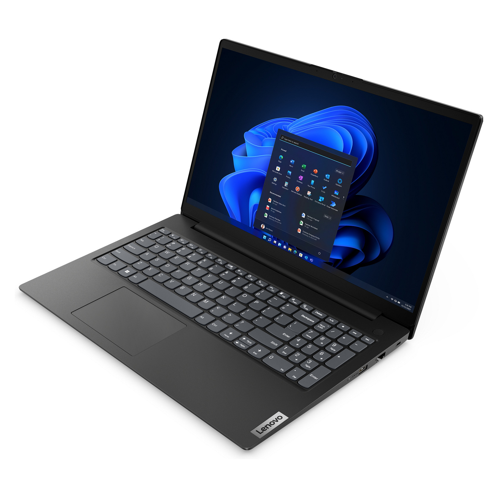 Laptop Lenovo V15-AMN / Ryzen5 7520U / 16GB LPDDR5 / 512GB / 15.6" Full HD TN AG / AMD Radeon 610M / DE - Zezë - Figura 3