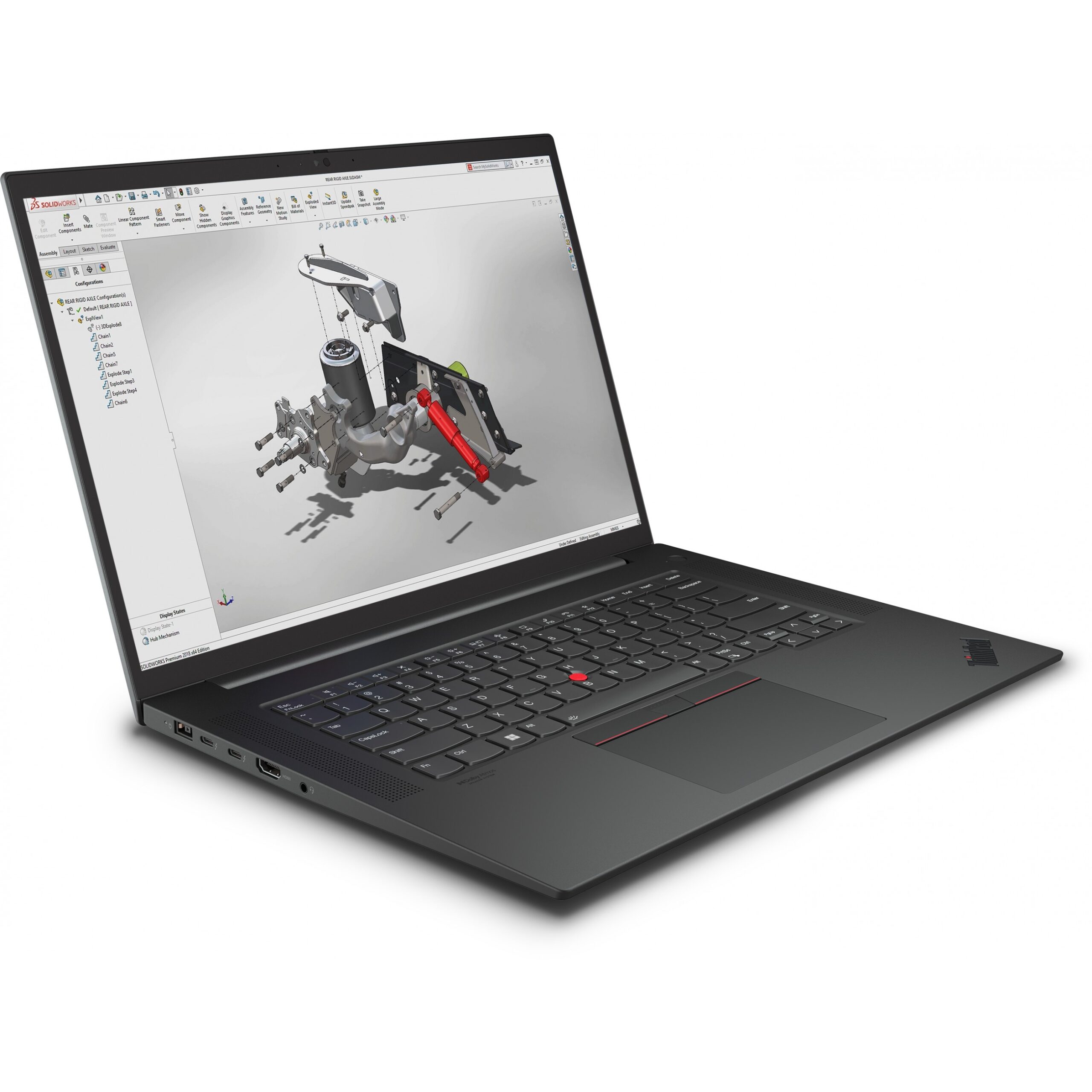Laptop Gaming Lenovo ThinkPad P1 G6 / Core i7-13800H / 32GB DDR5 / 1TB / 16" WQUXGA OLED Touch / RTX 3500 Ada 12GB / e zezë - Figura 2