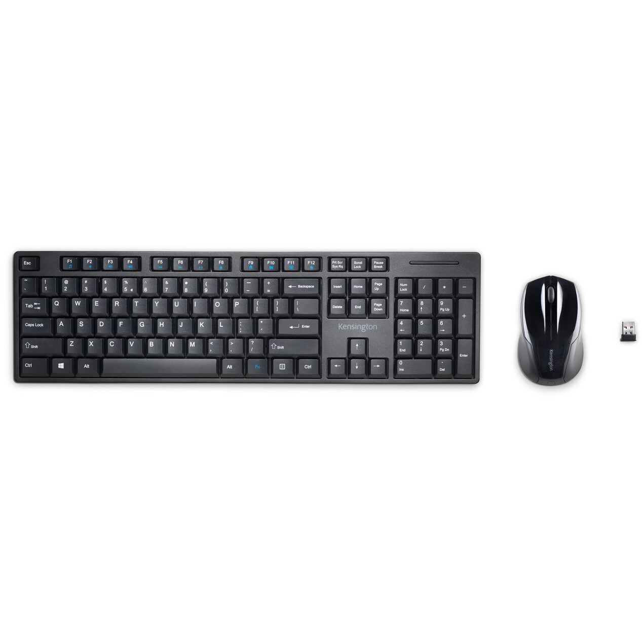 Combo (Tastierë & Maus) Kensington Pro Fit Desktop / Pa kabllo / QWERTZ - Zezë - Figura 2