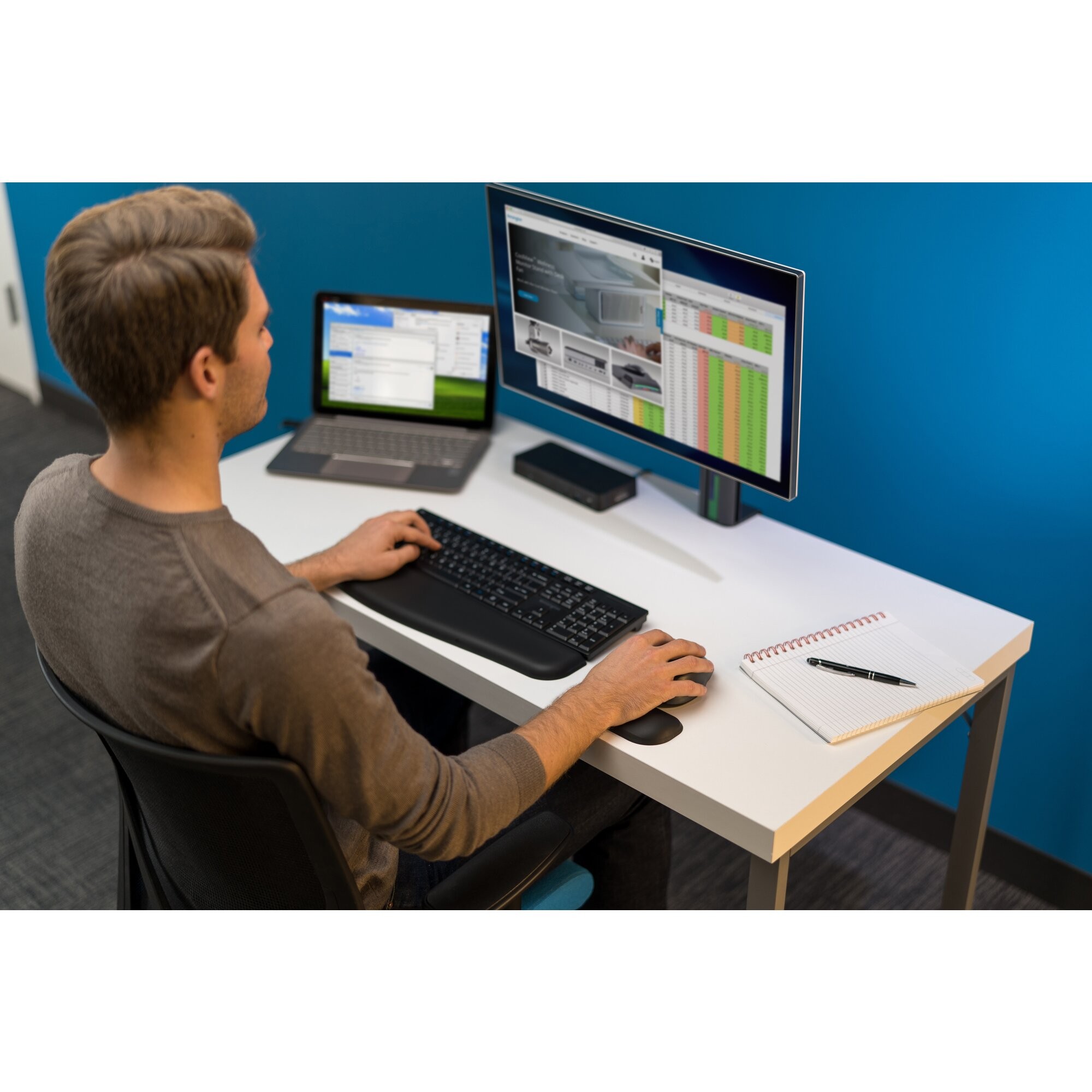 Wrist Rest Kensington ErgoSoft Standard 445x101x15mm– Zezë - Figura 2