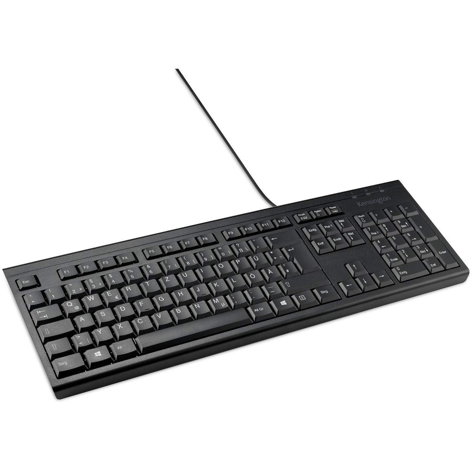 Tastierë me Kabllo Kensington KB100 EQ Standard / Layout German - Zezë