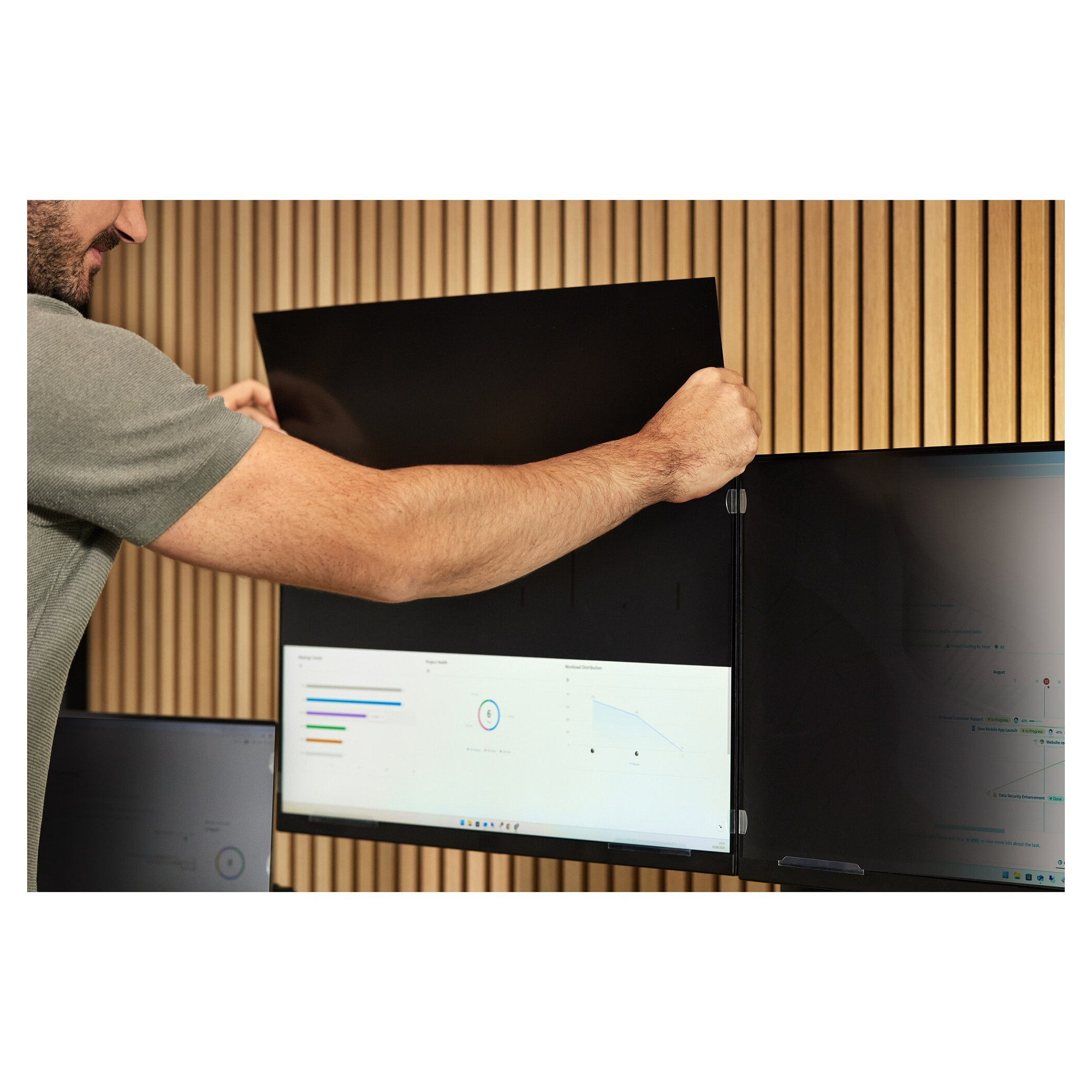 Xham/film mbrojtës Kensington Privacy Screen 2-drejtimësh 27″ (16:9) - Figura 3