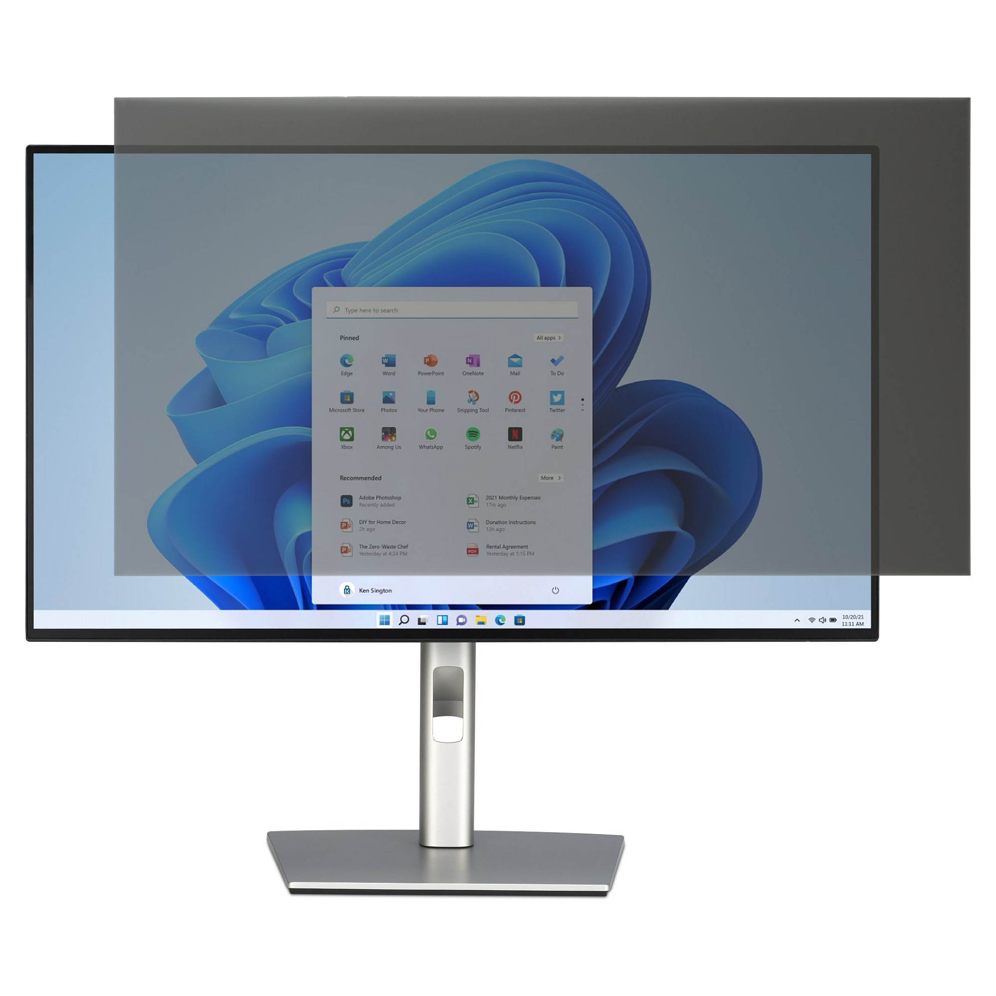 Xham/film mbrojtës Kensington Privacy Screen 2-drejtimësh (15 copë) për 27″ (16:9) - Figura 4