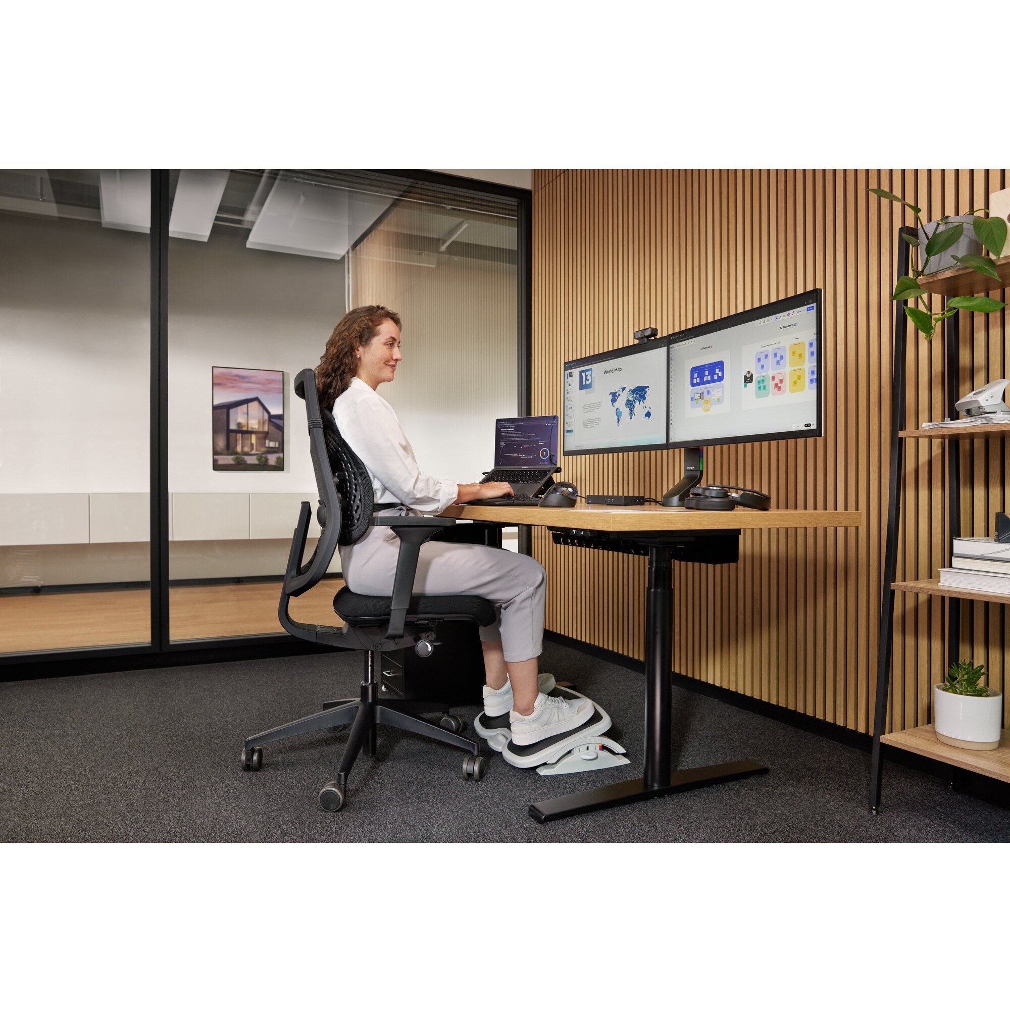 Maus pa Kabllo Kensington Pro Fit Ergo Vertikal - Zezë - Figura 3