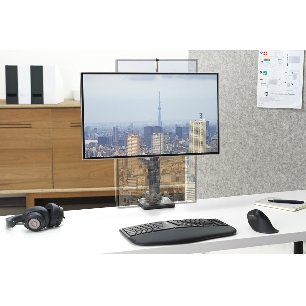 Mbajtëse për Monitor Kensington Monitor Arm up to 49". 1 TFT. 1 Gel. Max. 20 kg. Heavy Duty - Figura 2