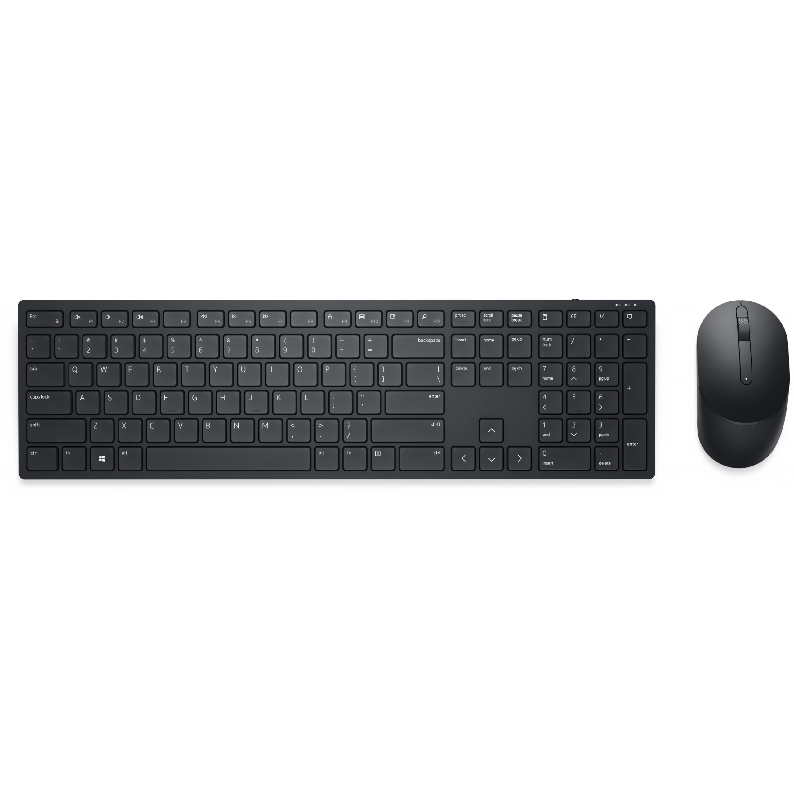 Combo (Tastierë & Maus) DELL PRO / Pa kabllo / QWERTZ - Zezë