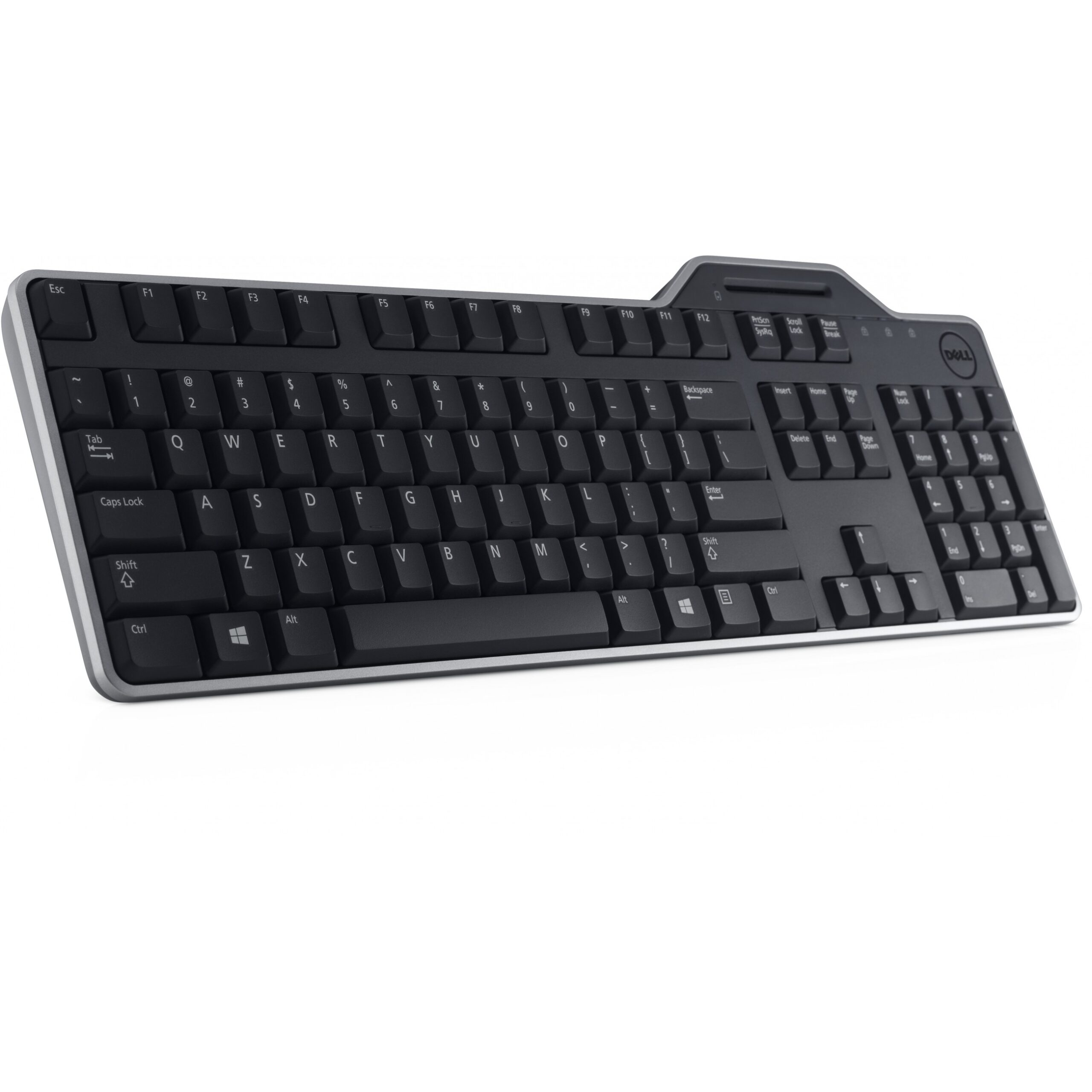 Tastierë me kabllo DELL KB813 Smartcard / QWERTY - Zezë