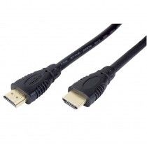 Kabllo HDMI Equip HS with Ethernet 1.4 / Type-A ↔ Type-A (ST-ST) / 5.0m / 4K30Hz / HDR / Polybag – Zezë