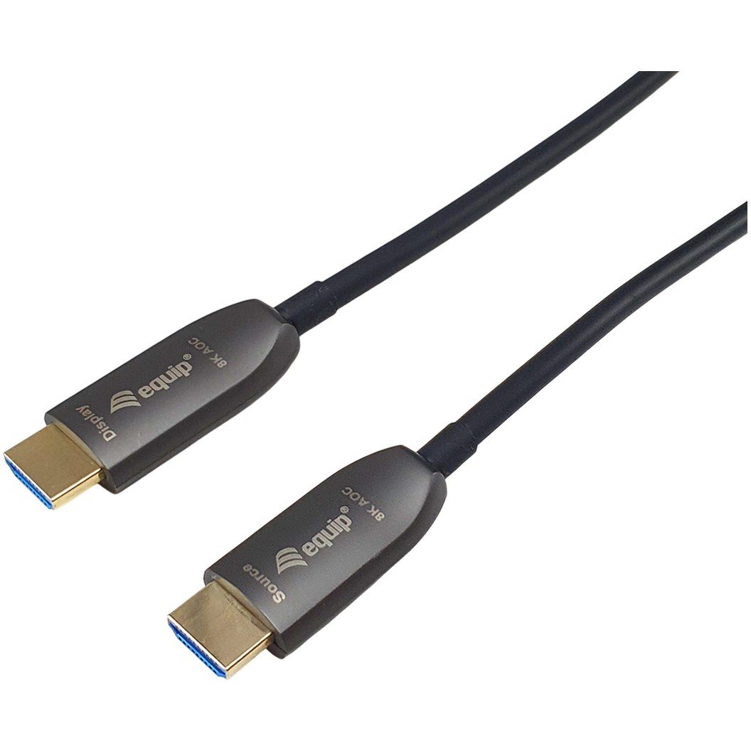 Kabllo HDMI Equip 2.1 A-A (St/St) 100.0m / 8K/60Hz / HDR / me Ethernet – Optike - Figura 3