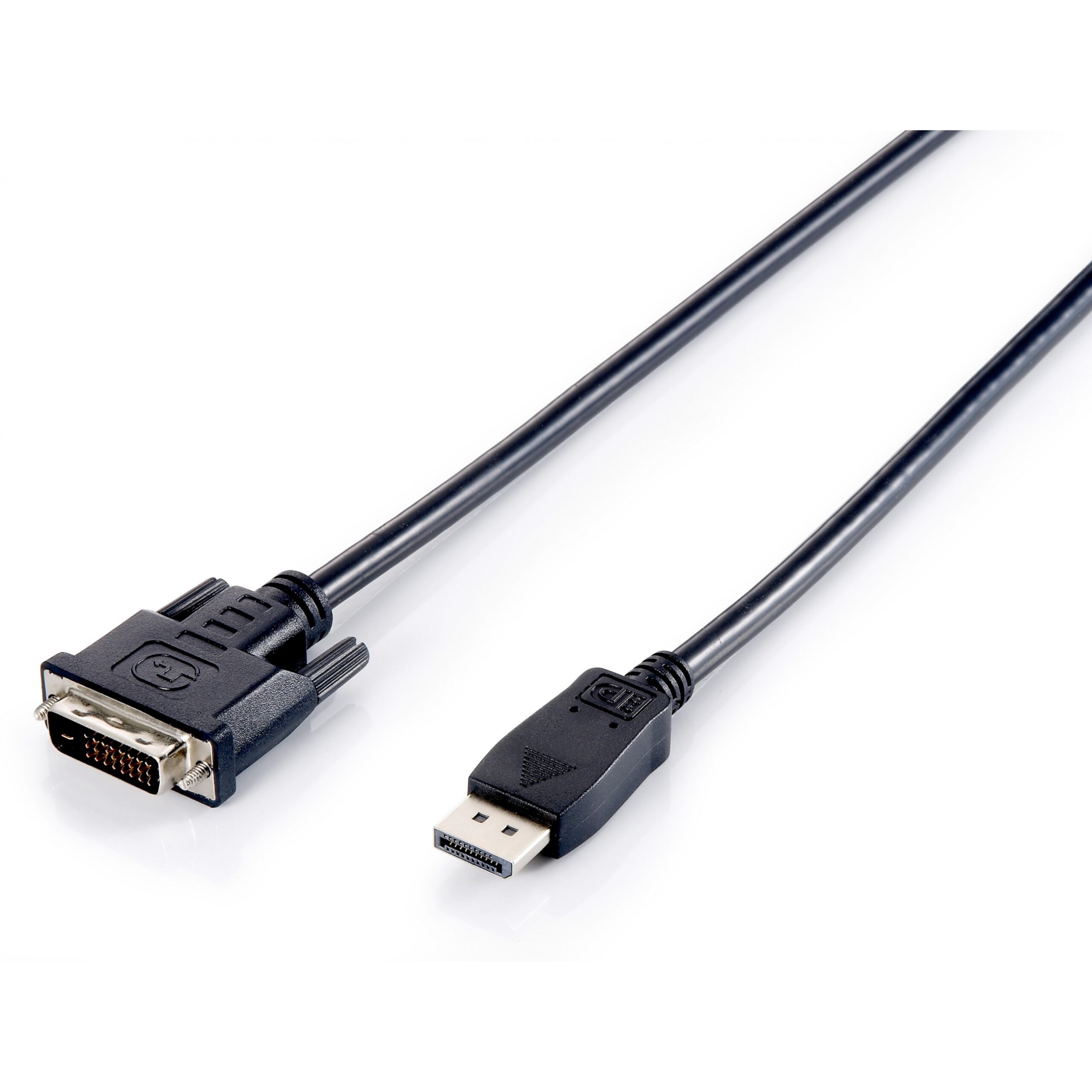 Kabllo DisplayPort në DVI (24+1) Equip (St/St) 2.00m / 1920×1200/60Hz / Polybag – Zezë