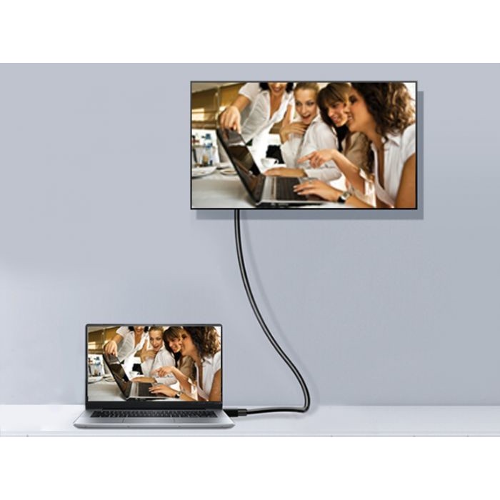Kabllo DisplayPort Equip 1.4 (St/St) 5.00m / 8K/60Hz / HDCP – Zezë - Figura 5