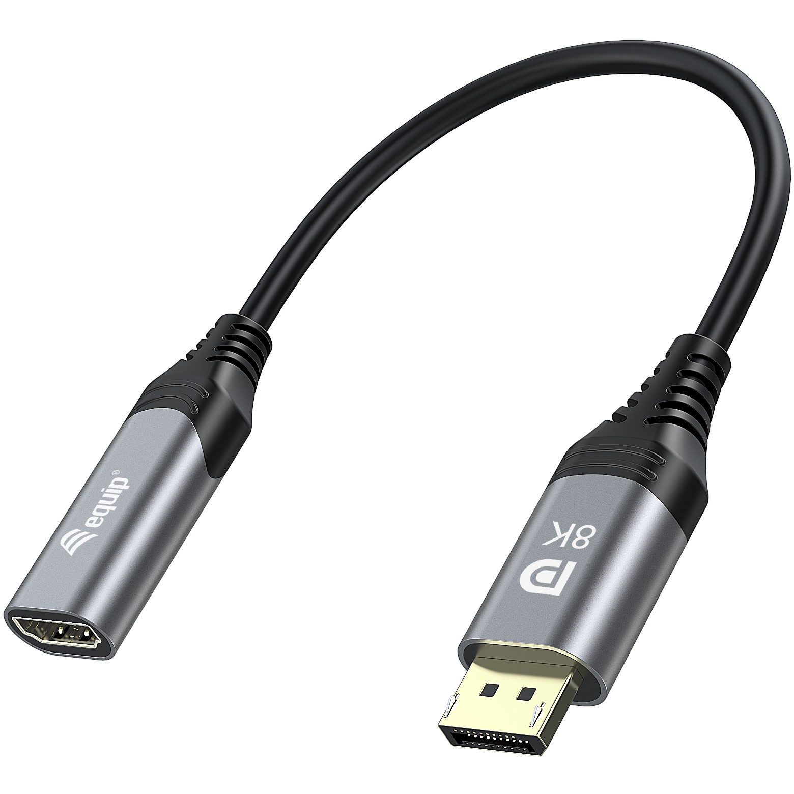 Kabllo HDMI DisplayPort në HDMI Equip 1.4 (St/Bu) / 8K/60Hz – Hiri