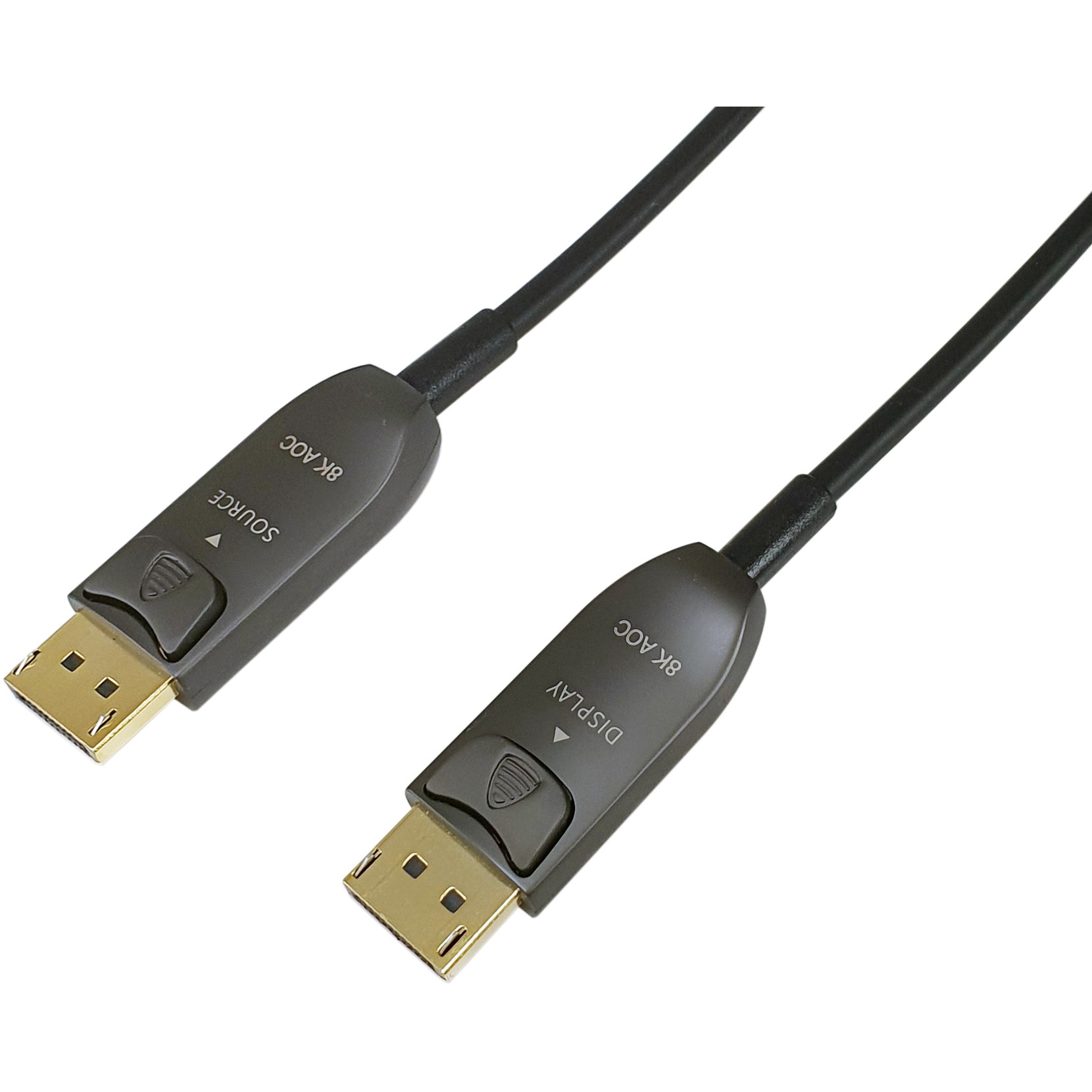 Kabllo DisplayPort Equip 1.4 (St/St) 50.00m / 8K/60Hz / HDCP – E zezë