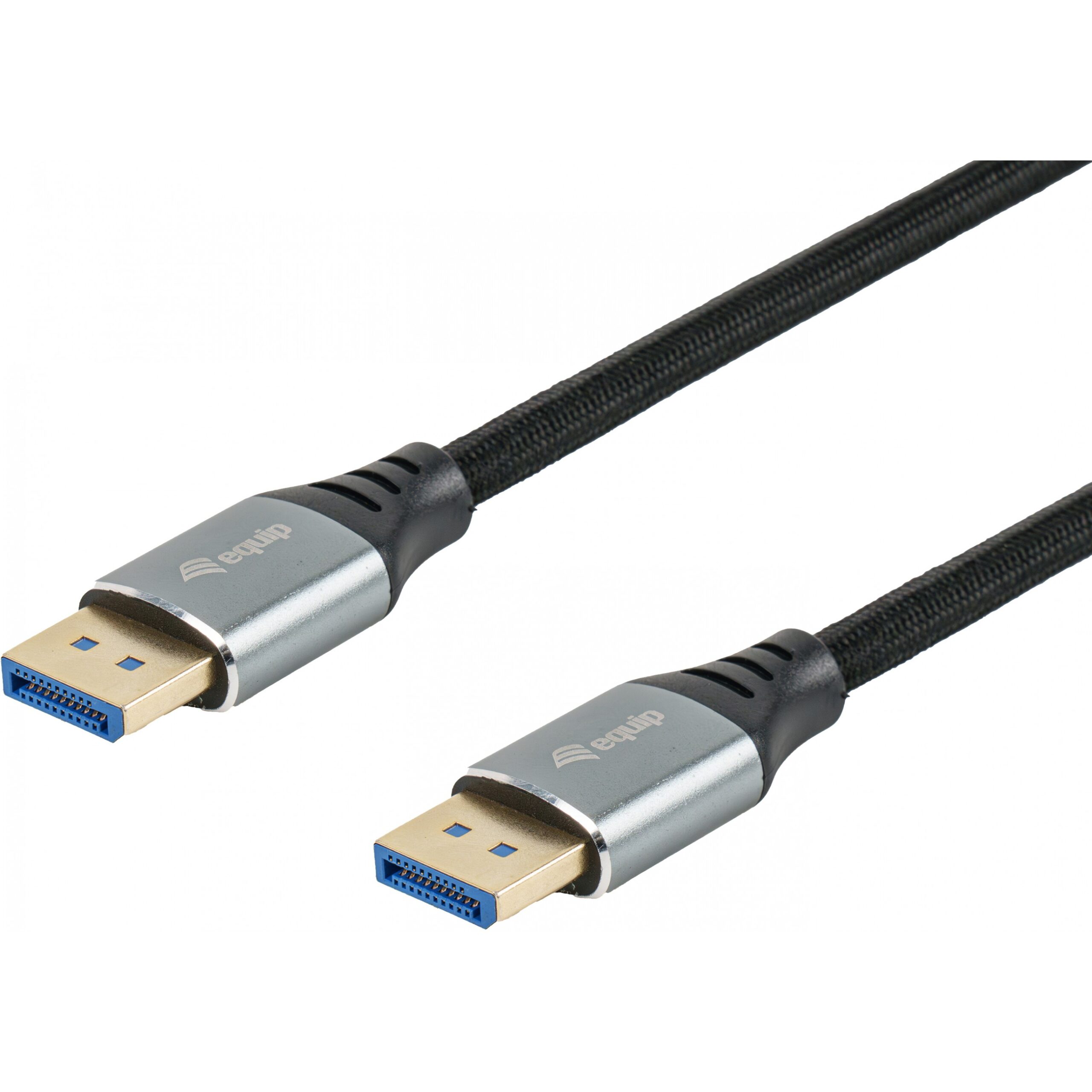 Kabllo DisplayPort Equip 2.1 (St/St) 1.00m / 16K/60Hz / HDCP / Alumini – Hiri