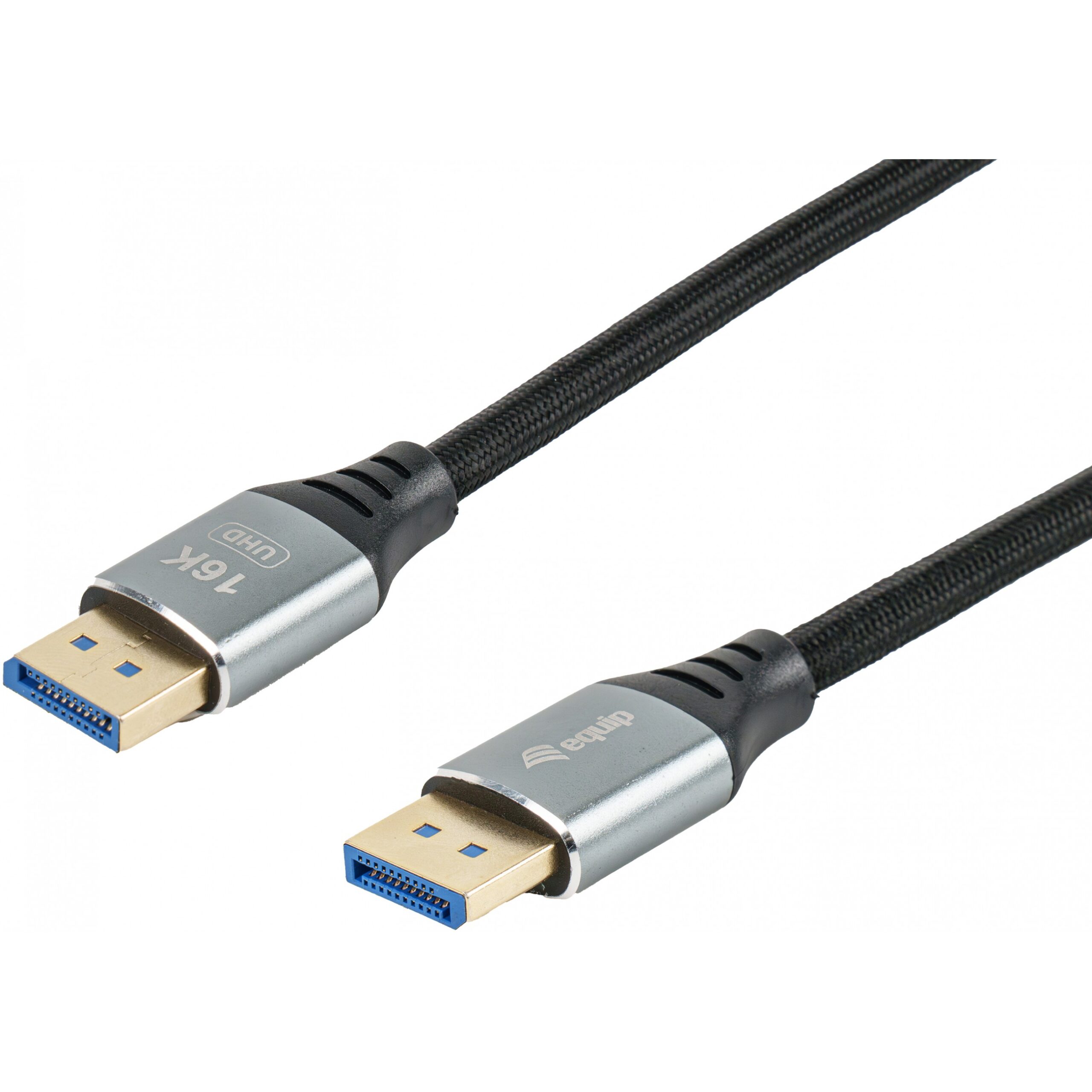 Kabllo DisplayPort Equip 2.1 (St/St) 1.00m / 16K/60Hz / HDCP / Alumini – Hiri - Figura 2