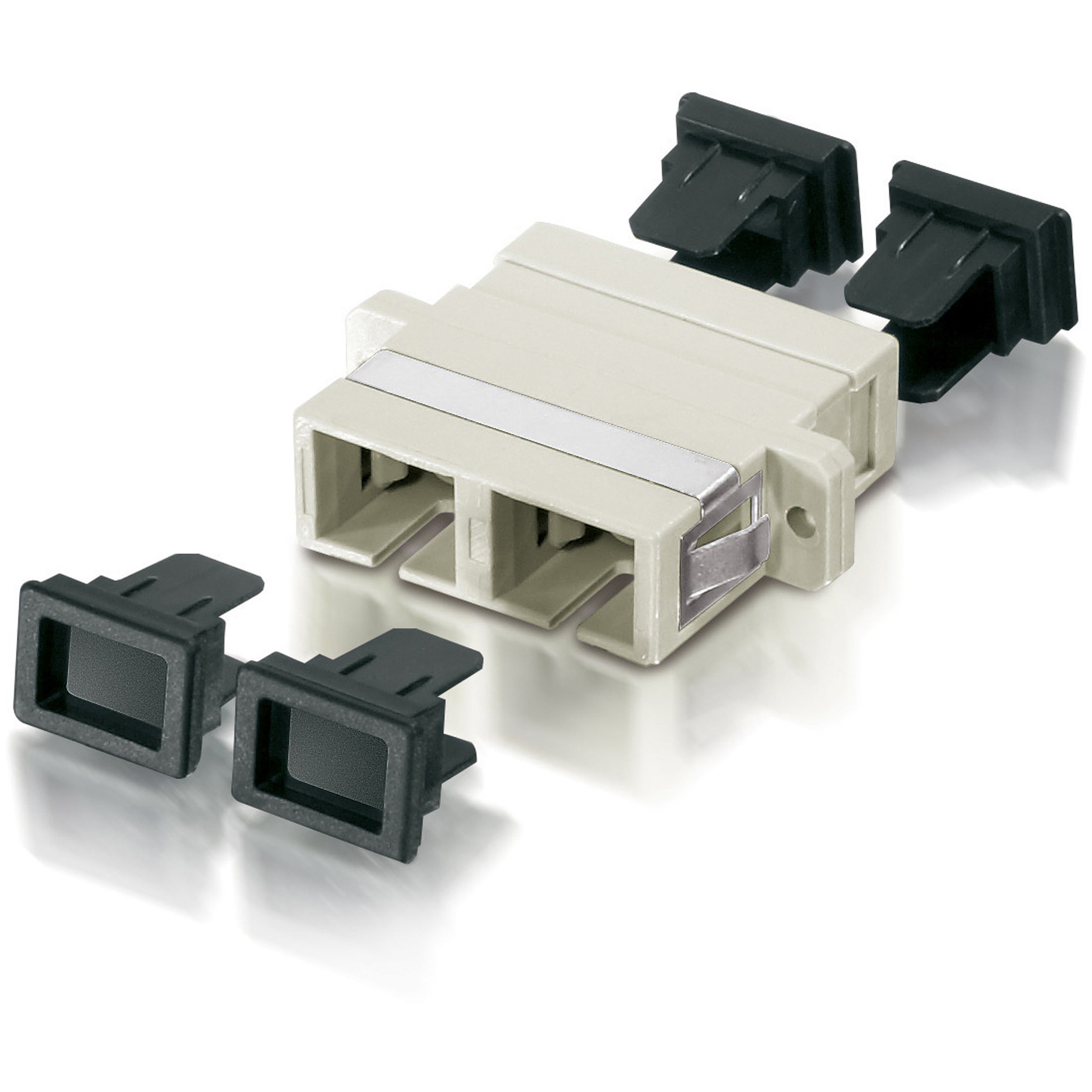 Aksesorë për Rrjet Equip LWL Adapter SC / Multimode / Simplex / Metal / 12 pcs