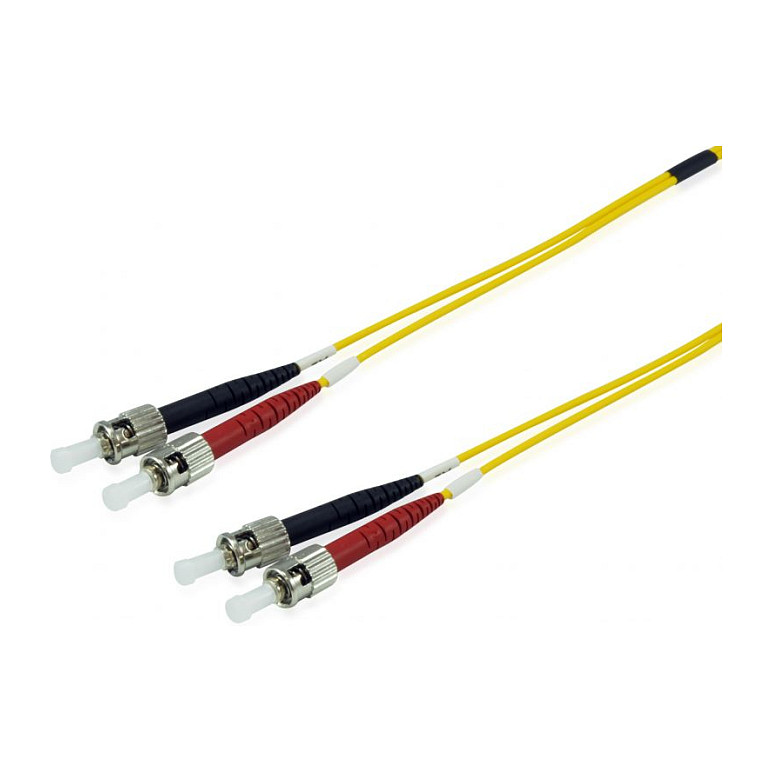 Kabllo optike për rrjet Equip LWL Patch Cable ST - ST / Singlemode Duplex OS2 / 3 m - Verdhë