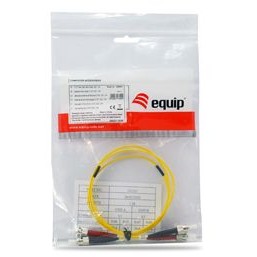 Kabllo për Rrjet Equip LWL Patch Cable ST–ST / 10.00m / Singlemode Duplex OS2 – Polybag - Figura 2