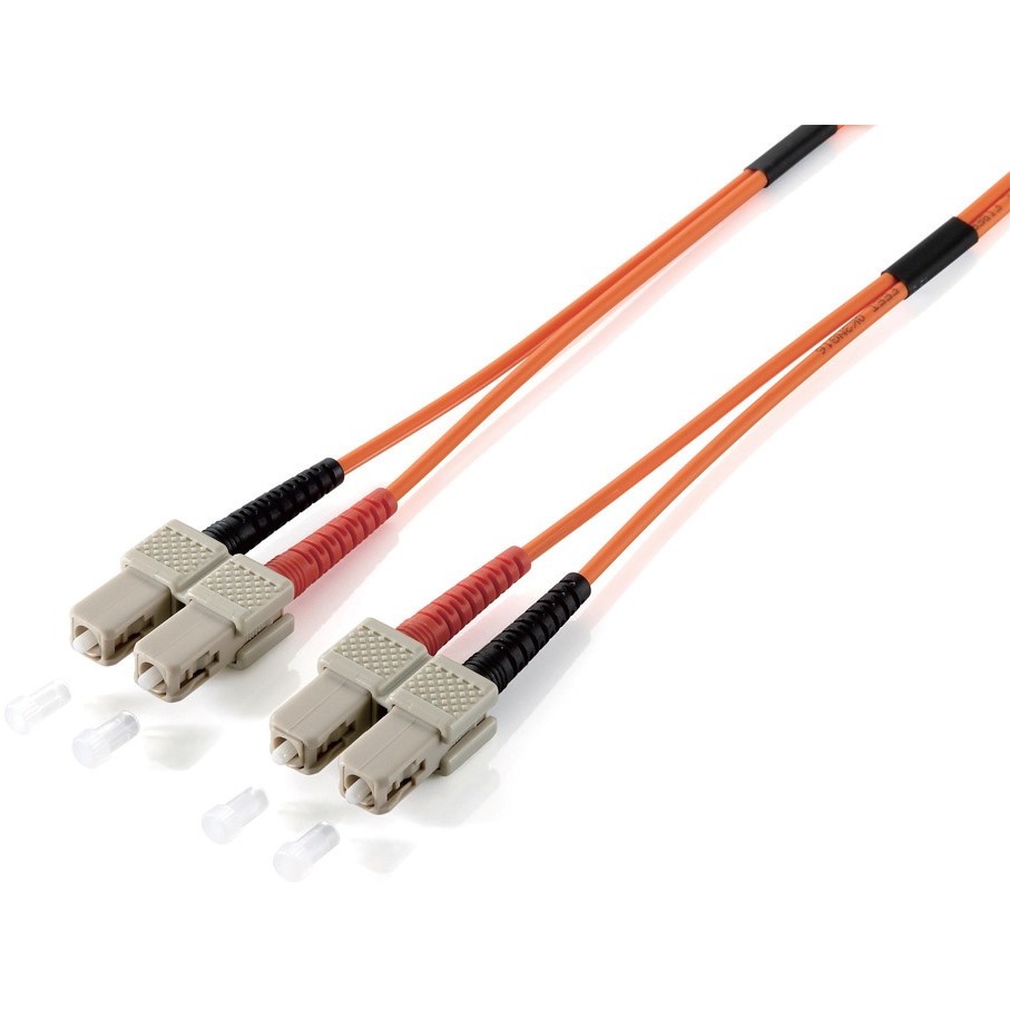 Kabllo për Rrjet Equip LWL Patch Cable SC–SC / 5.00m / Singlemode Duplex OS2 – Polybag