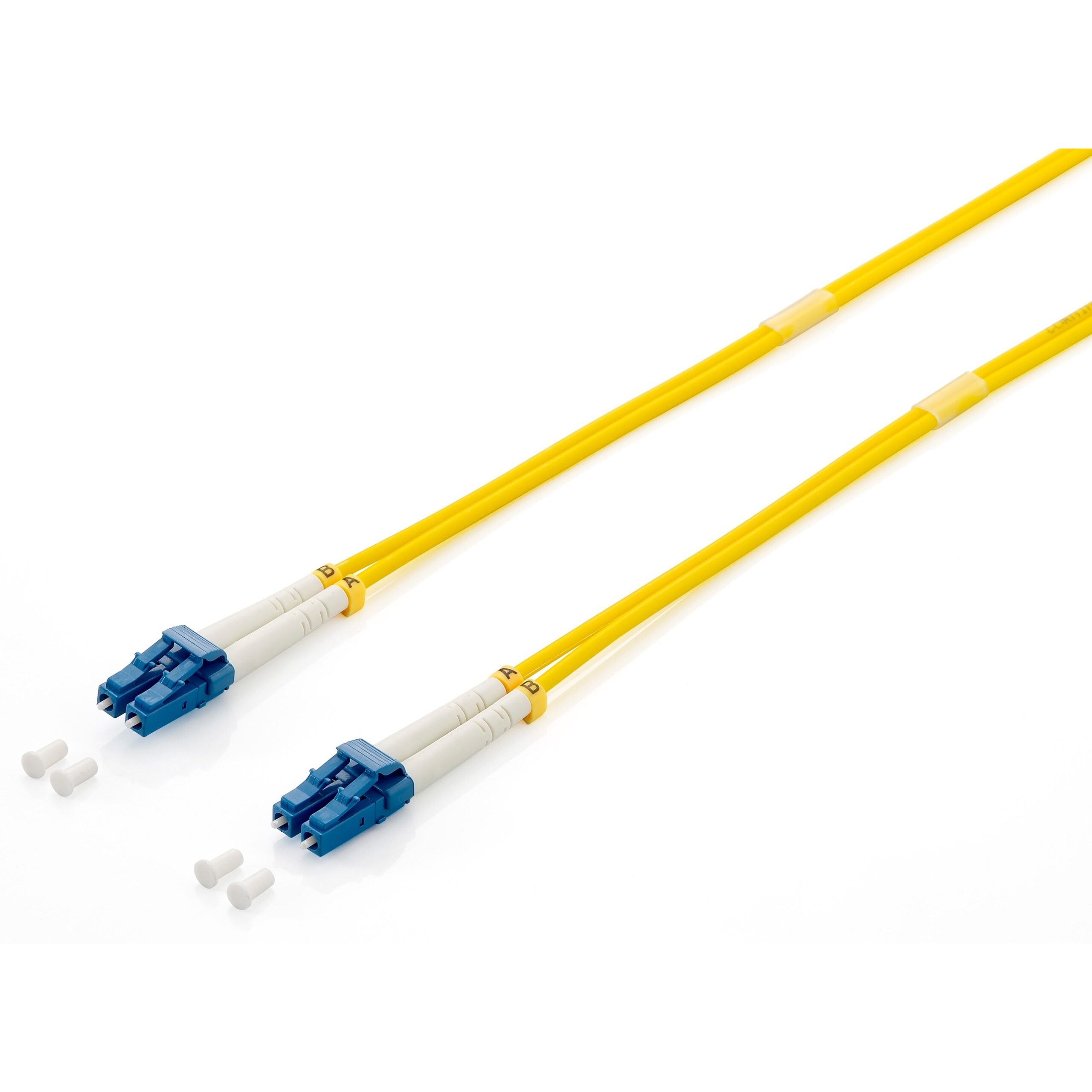 Kabllo për Rrjet Equip LWL Patch Cable LC–LC / 10.00m / Singlemode Duplex OS2 – Polybag