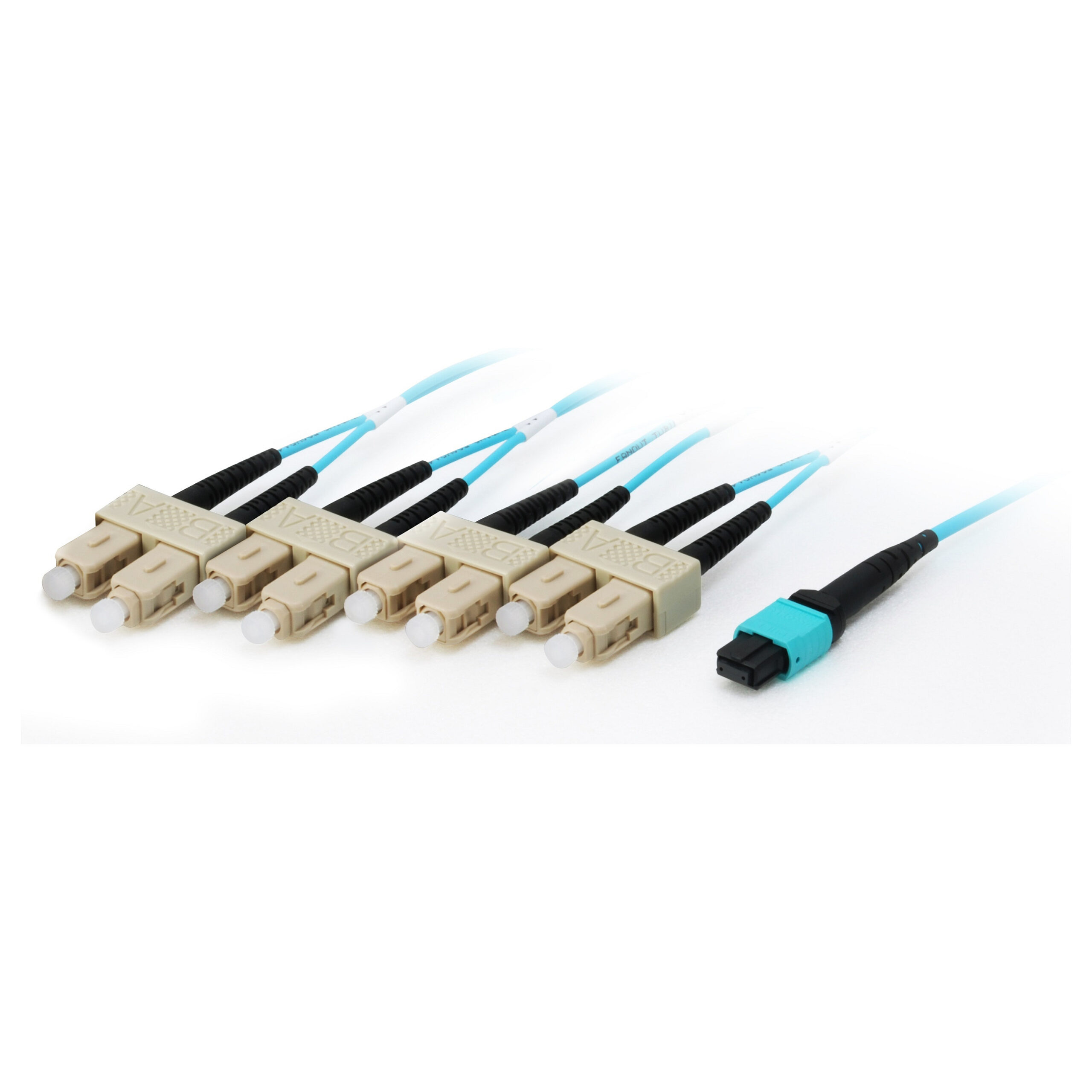Kabllo optike për rrjet Equip MTP/SC Trunk Fiber Patch Cord OM4 M/M / 15 m - Blu