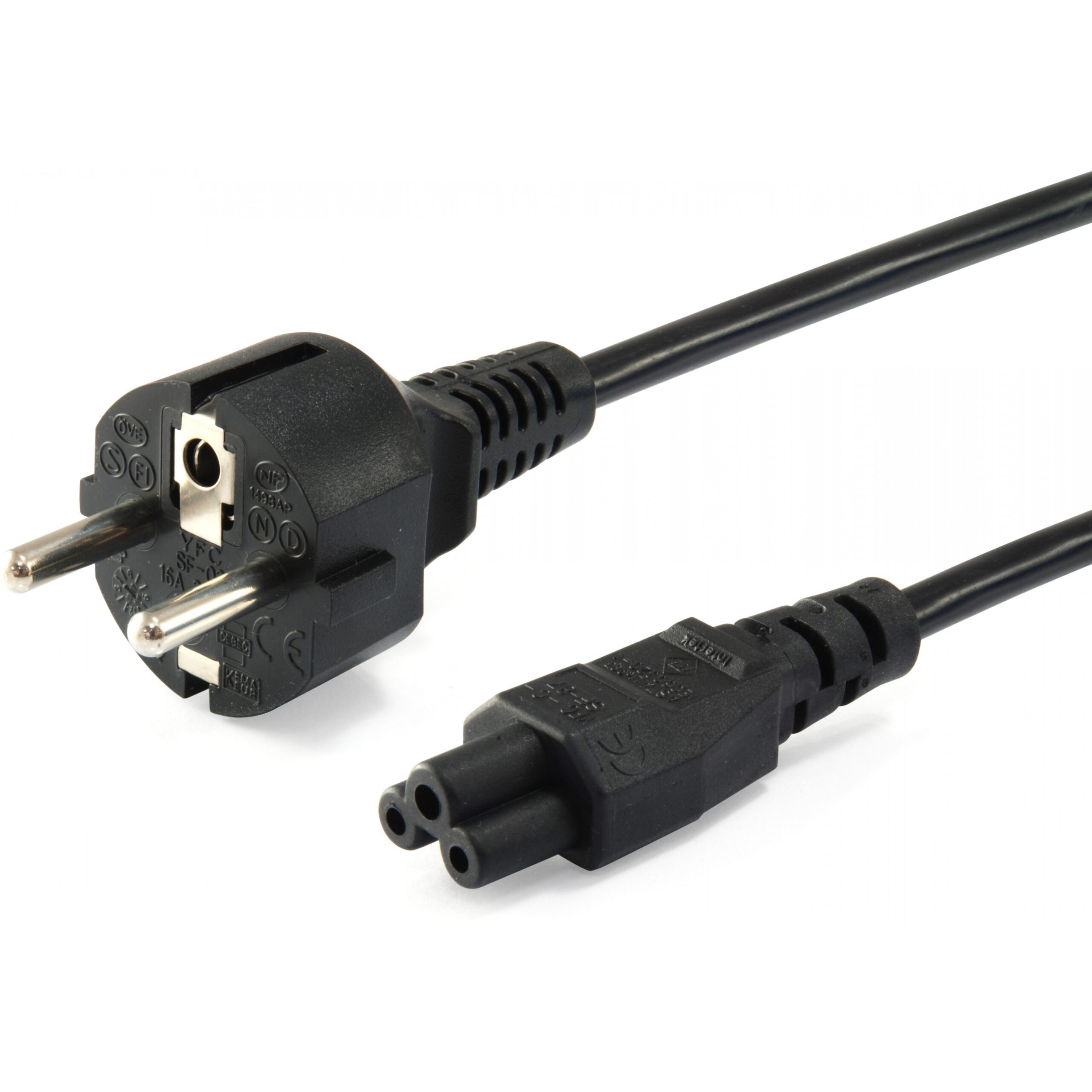 Kabllo për Furnizim me Energji Equip IEC Schuko në C5 (St/Bu) / 3.00m - Zezë