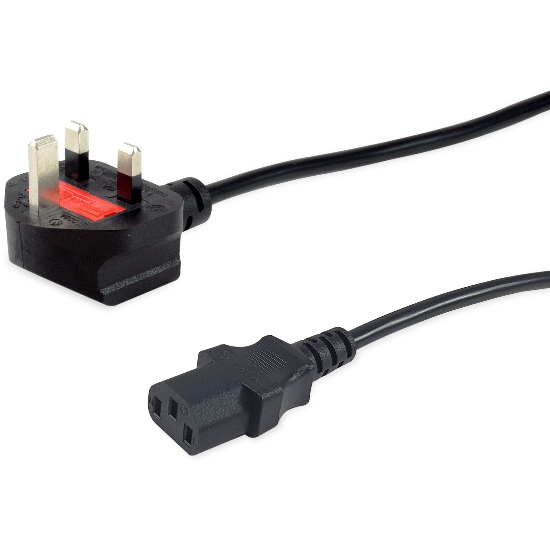 Kabllo për Furnizim me Energji Equip IEC UK-BS1363 në C13 (St/Bu) / 5.00m - Zezë
