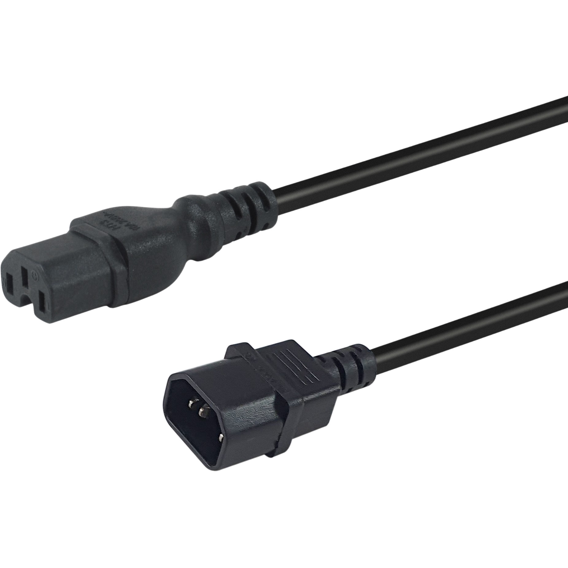 Kabllo për Furnizim me Energji Equip IEC C14 në C15 / 3.00m - Zezë