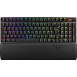Tastierë Gaming Asus ROG Strix Scope II 96 WL Mechanical RGB LED / Wired & Wireless / QWERTZ - Zezë