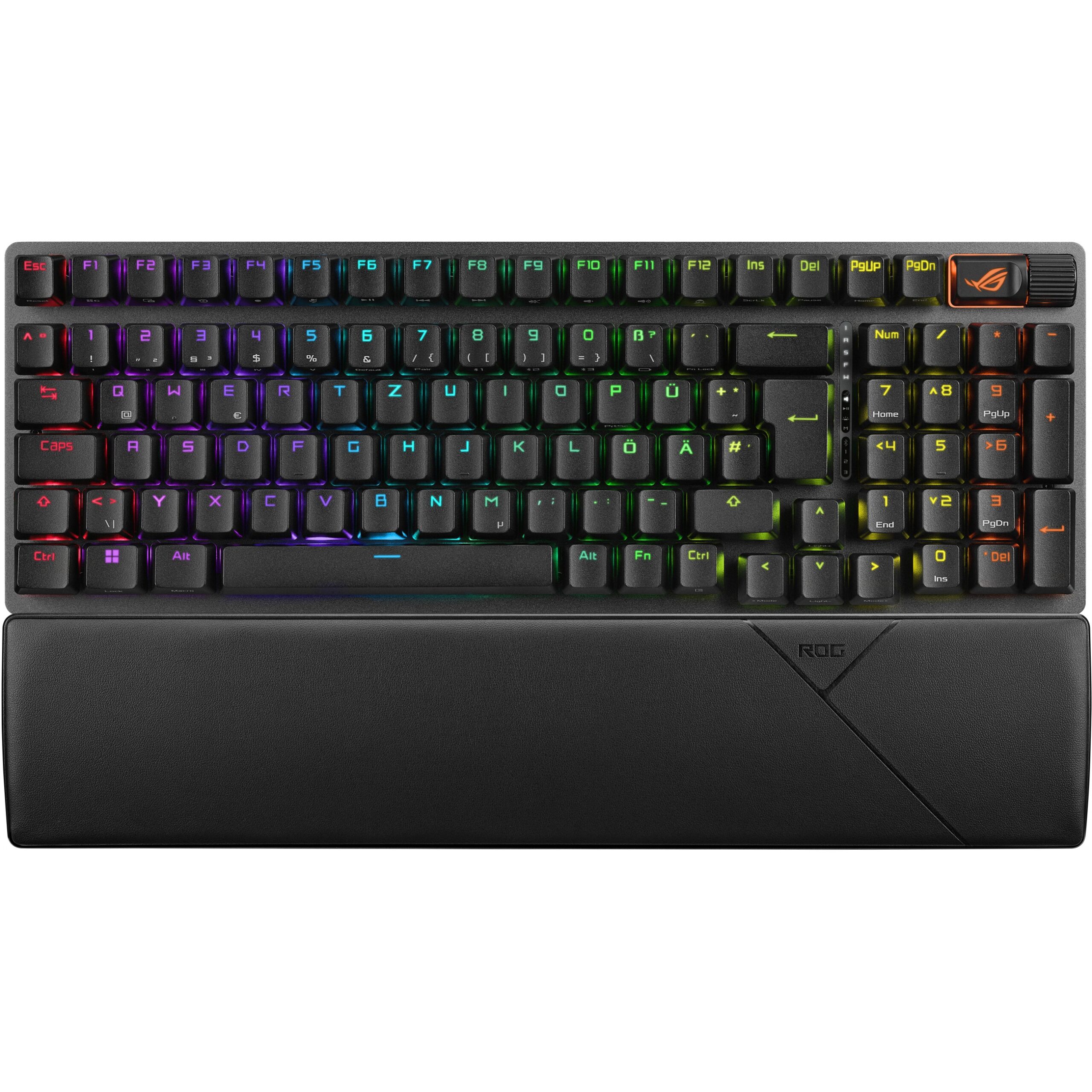 Tastierë Gaming Asus ROG Strix Scope II 96 WL Mechanical RGB LED / Wired & Wireless / QWERTZ - Zezë