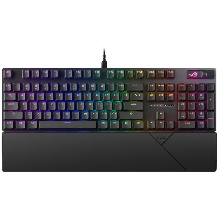 Tastierë Gaming Asus ROG STRIX SCOPE II NXSW Wired / QWERTZ - Zezë
