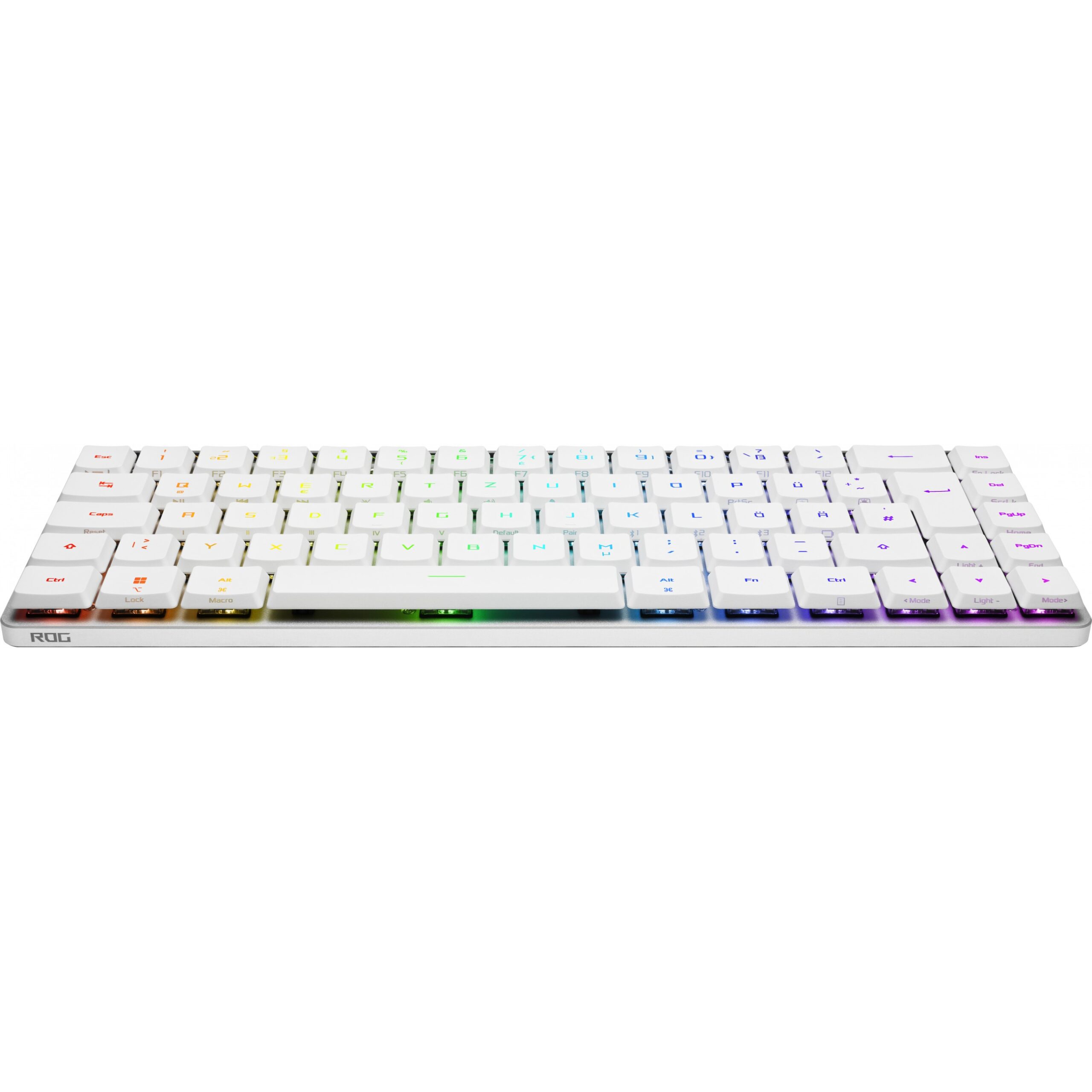 Tastierë Gaming Asus ROG Falchion RX LP RL Swiss RGB LED 65% / Wired & Wireless / Swiss layout - Bardhë - Figura 3