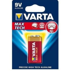 Bateri 9V E‑Block (6LR61) Max Power / 1Pack / Varta