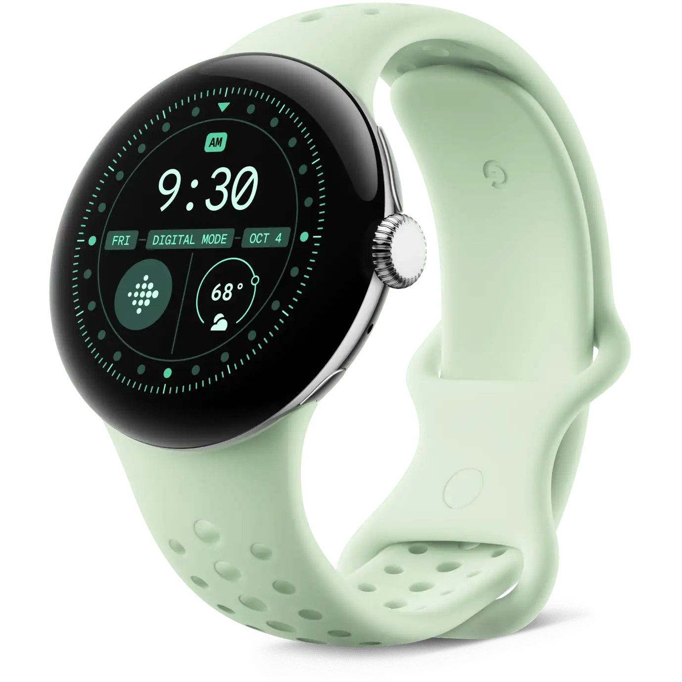 Rripa për ora Google Pixel Watch 3- 41mm Active Sport Band S - Gjelbër - Figura 2