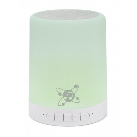 Altoparlant Bluetooth MANHATTAN LED / LED me tre nivele ndriçimi dhe gjashtë ngjyra, microSD / Aux 3.5 mm / E bardhë - Figura 5