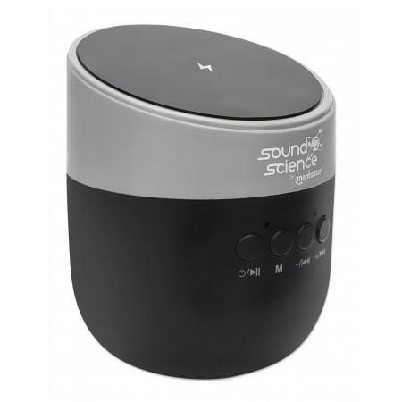 Altoparlant Bluetooth MANHATTAN Sound Science / kontrolle 5V/1A / MicroSD / e zezë/antracit - Figura 2