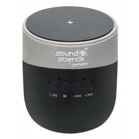 Altoparlant Bluetooth MANHATTAN Sound Science / kontrolle 5V/1A / MicroSD / e zezë/antracit - Figura 3