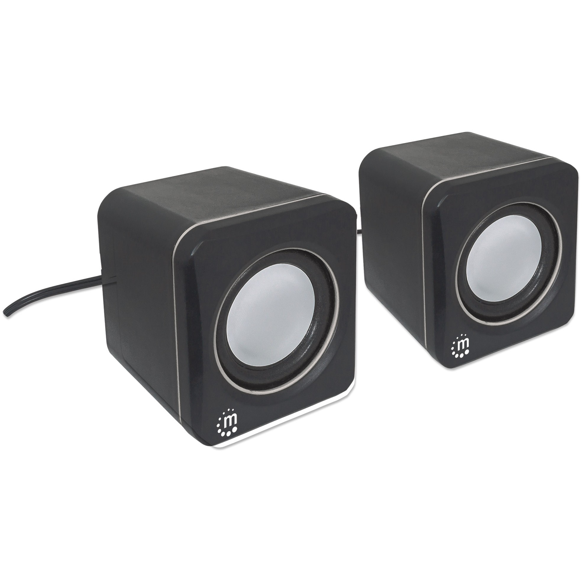 Altoparlantë stereo MANHATTAN Seria 2600 / 3.5 mm / USB-A / e zezë - Figura 2