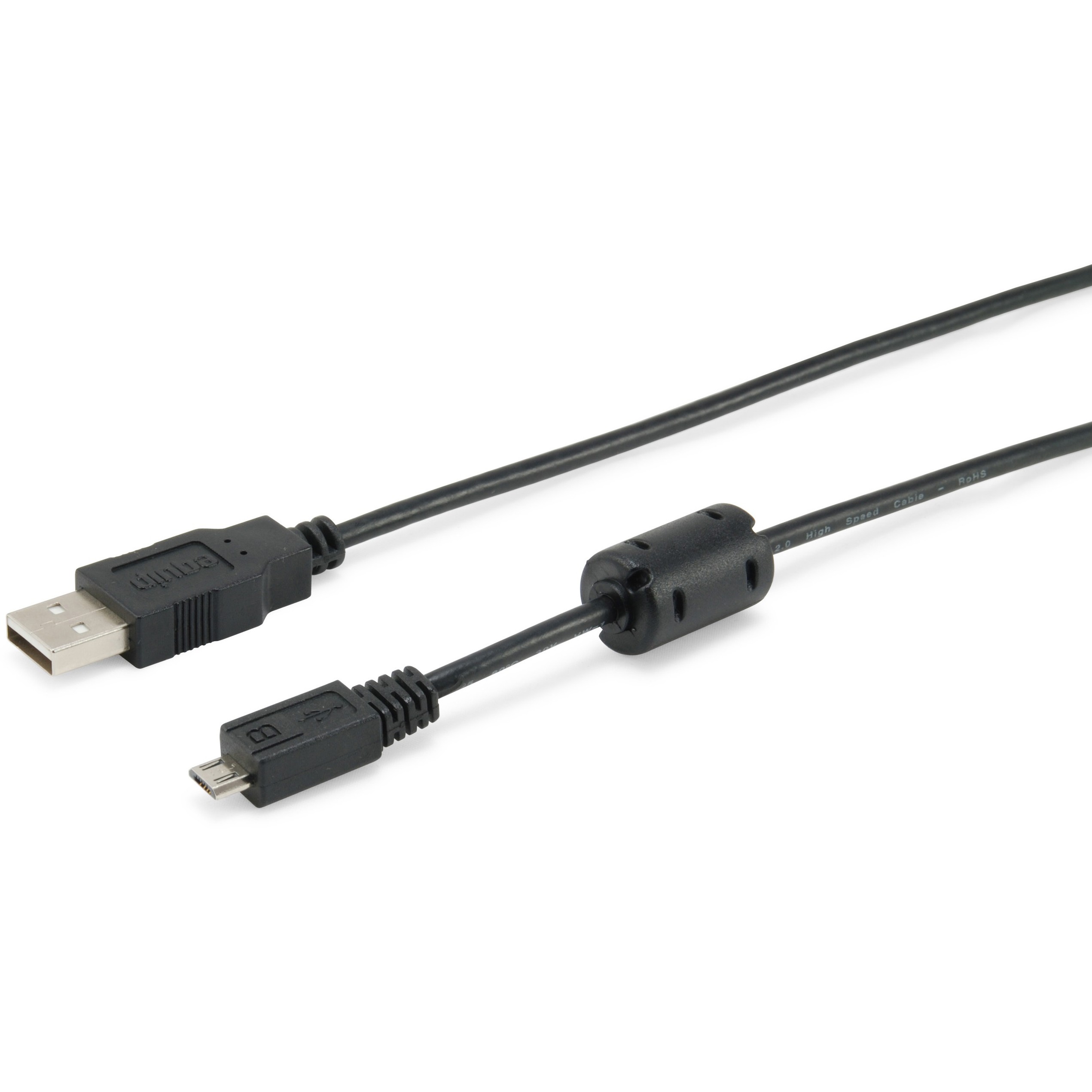 Konverter Equip USB-A 2.0 & micro B St/St 1.80m Ferrit Polybeutel / E zezë