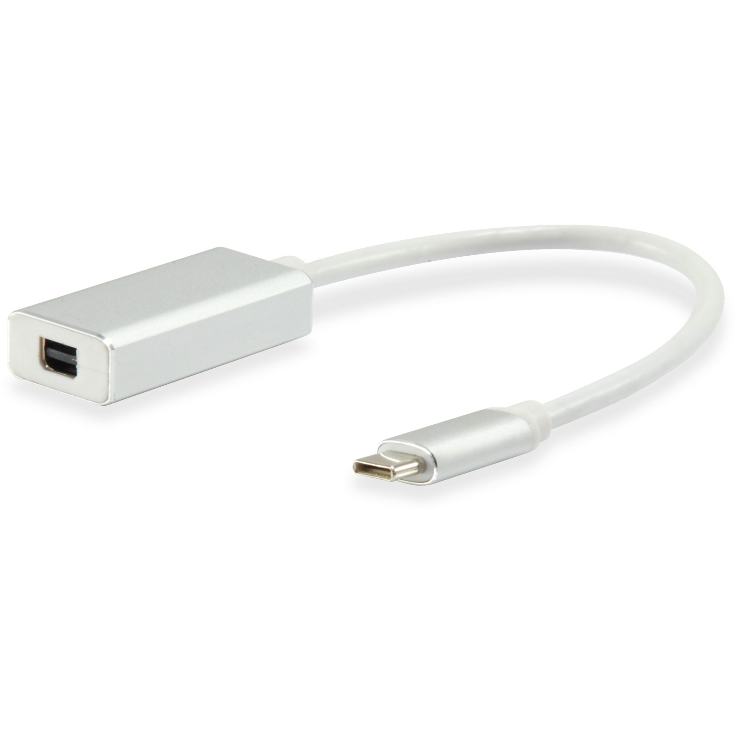 Konverter Equip Adapter USB-C & MiniDisplayPort 4K60Hz 0.15m / e bardhë