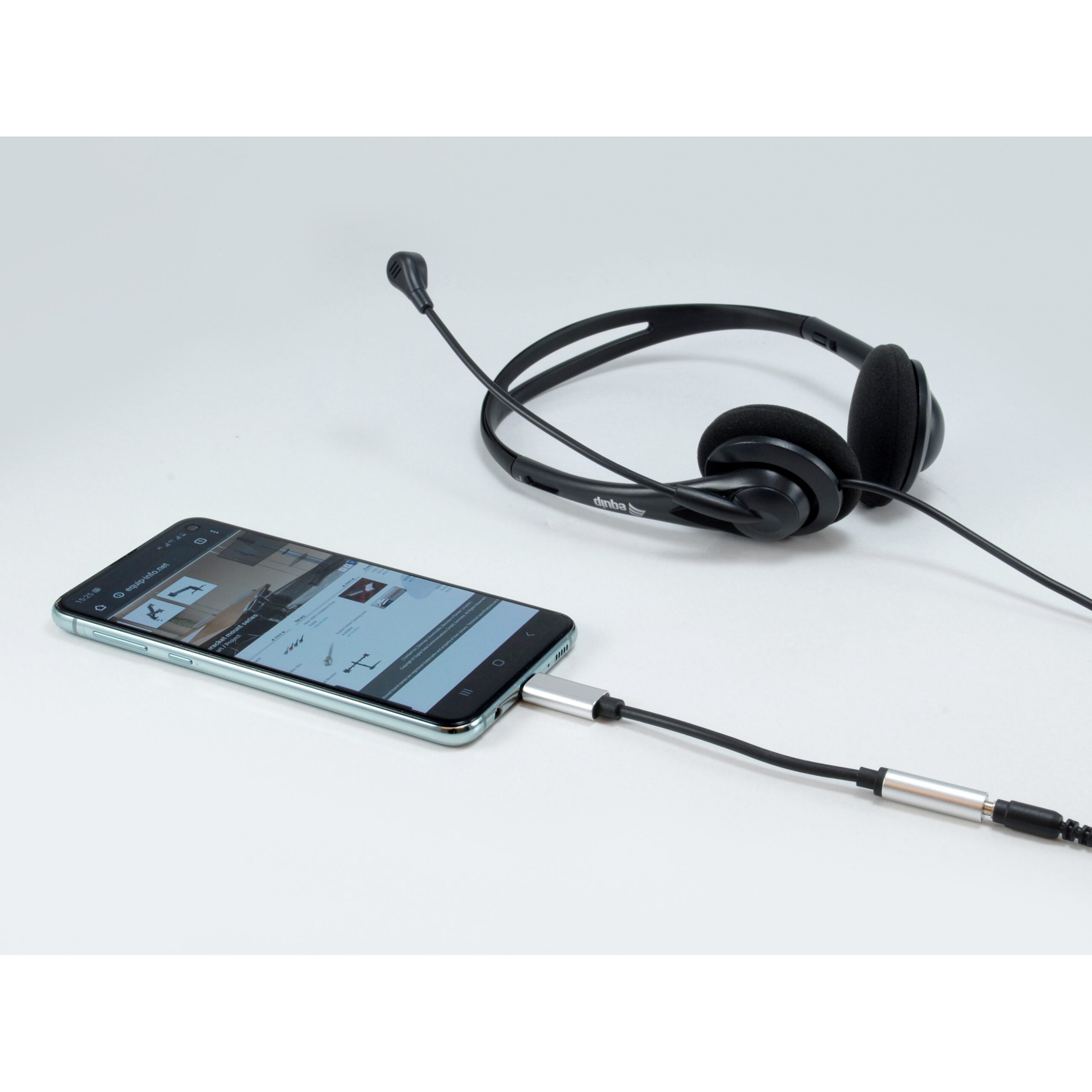 Kabllo USB-C–Audio DAC / Equip / 4Pin 3.5mm St/Bu / 0.15m - Zezë - Figura 3
