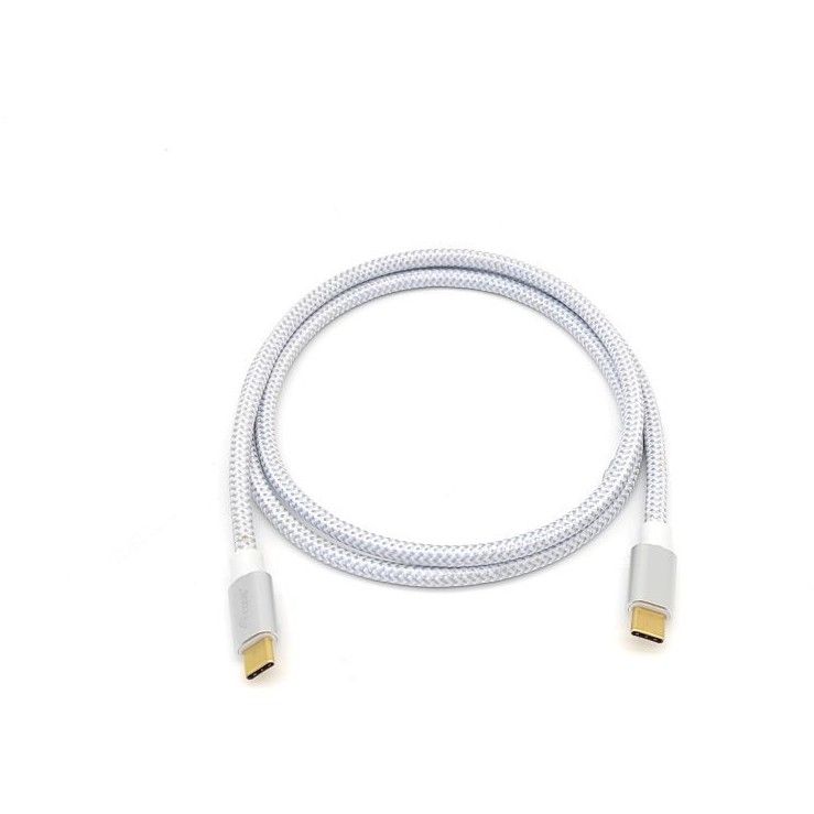 Kabllo USB / USB-C 3.2 / Equip / C–C / 0.5m / 5A / 4K60Hz - Bardhë - Figura 2